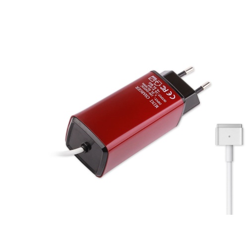 RETRO -Color, Apple MacBook 85W MagSafe 2 Mini Adaptör - Kırmızı