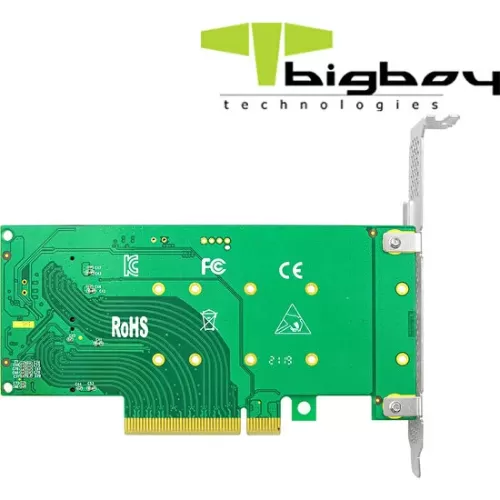 BIGBOY BTC-M2G4X2SN PCIe 4.0 x4 PCIe 4.0 x8 2xM.2 1xNVMe+1xSata Çevirici Ünite