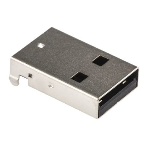 ASSMANN Assmann A-USB A-LP-C Dik Açılı SMT Tipi A USB Dişi Konnektör (Right Angle SMT Type A USB Connector Plug)