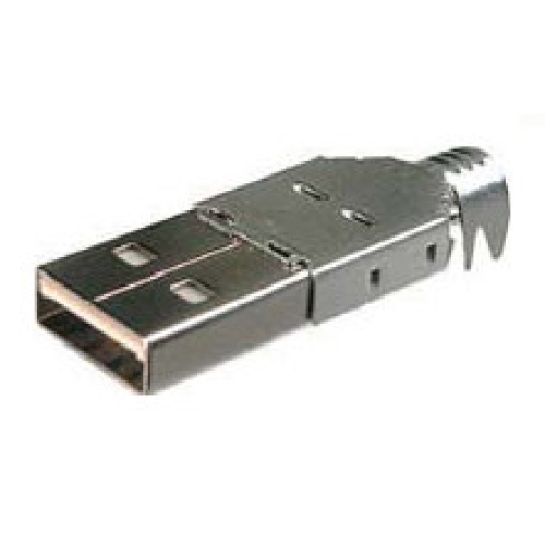 ASSMANN A-USBPA-N USB Tip A 4P Erkek, beyaz izolatör