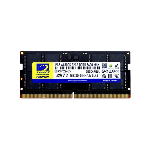 Twinmos Sodimm 32GB 5600MHz DDR5 CL46 Notebook Bellek (TMD532GB5600S46)