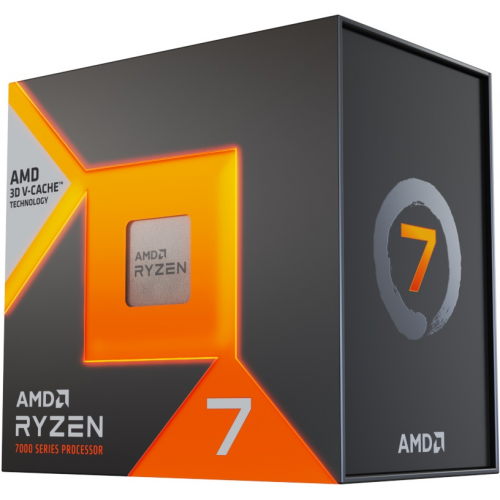 AMD  RYZEN 7 7800X3D 8 Core, 4,20-5.00GHz, 104Mb Cache, 120W,  AM5 Soket, BOX (Kutulu) (Grafik Kart YOK, Fan YOK)