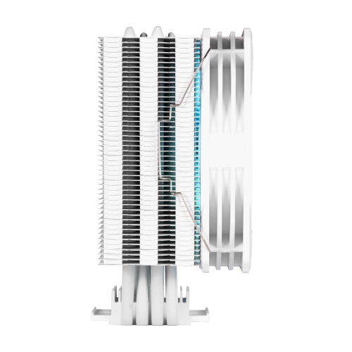 GAMDIAS GAMDIAS BOREAS E1-410 WH, White Edition,  120mm, CPU Kule Tipi Hava Soğutma (AMD AM4-AM5 ve INTEL Tüm işlemciler ile uyumlu)