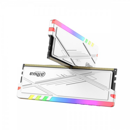 DAHUA DAHUA C600URW16G36D 2x8Gb DDR4 3600Mhz, 1.35V,  CL18, Soğutuculu, RGB, Desktop Gaming RAM (Beyaz)