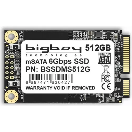 BIGBOY Bigboy 512GB mSata Sata3 Notebook SSD