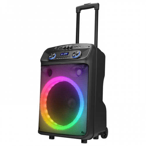 MIKADO MIKADO MD-BT505, 60W, USB/BT/TF/TWS, RGB Aydınlatmalı, Toplantı, Parti, Açık Hava Speaker. Kablosuz Kafa Mikrofonu Hediyeli