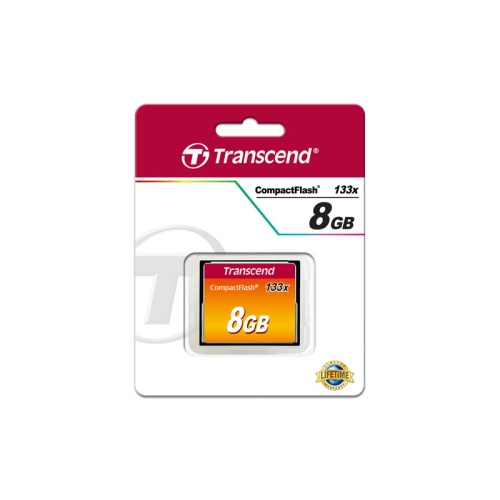 TRANSCEND Transcend 8GB CF133 133X Hafıza Kartı