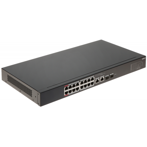 DAHUA DAHUA CS4218-16ET-135 16Port, Megabit, 16 Port PoE, 135W, +2 Port SFP Gigabit Combo, Cloud Yönetilebilir, Switch