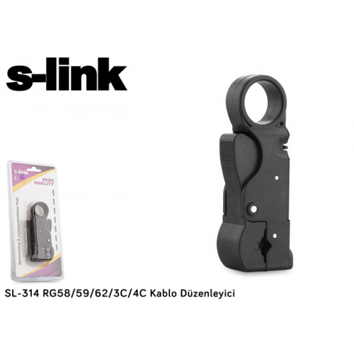 S-LINK SL-314, RG58/59/62/3C/4C Kablo Ucu Soyucu