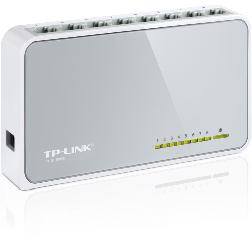 TP-LINK TP-LINK OMADA TL-SF1008D, 8 Port, Megabit, Yönetilemez, Masaüstü Switch
