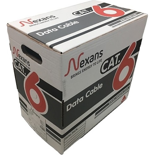 NEXANS CAT6, 305M, 23AWG (0,58mm), UTP, %100  Bakır, LSZH Halogen Free, Kablo (Turuncu)