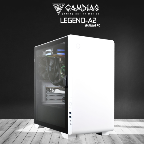 GAMDIAS LEGEND-A2, i5-12400F, 16Gb Ram, 500Gb NVMe SSD, 4Gb GDDR5 RX550 Ekran Kartı, 500W Kasa, Free Dos GAMING PC