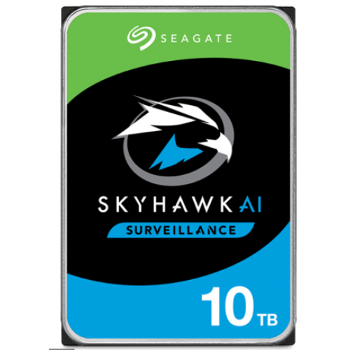 10TB SEAGATE SKYHAWK AI 256 MB 7/24 ST10000VE000