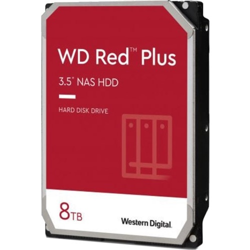 WD 8TB Red Plus NAS 3.5 5640Rpm Sata3 -WD80EFPX
