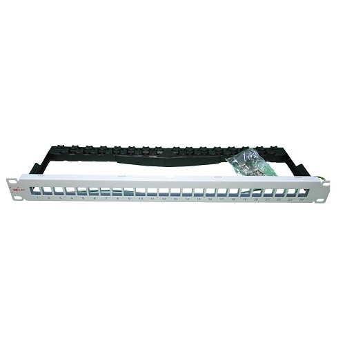 EDP-C6ASTP-024 CAT6A FTP MODULER 24 PORT PATCH PANEL