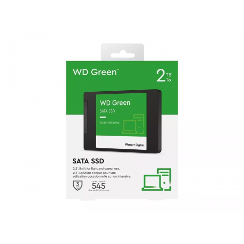 WD Green, WDS200T2G0A,2TB, 545/465, 3D NAND, 2,5&quot; SATA, SSD