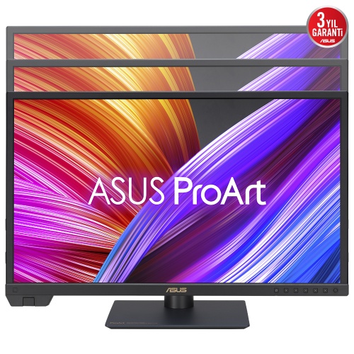 ASUS PROART PA24US   23.6 4K IPS HDR 3840x2160 5MS DP HDMI USB-C MM VESA 3YIL  95% DCI-P3, 99% Adobe RGB, HLG,  PD 80W PIVOT Monitör    
