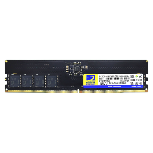 TWINMOS  16GB 4800Mhz DDR5 Kutulu PC Bellek (TMD516GB4800U40)