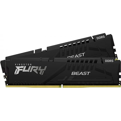 KINGSTON KF560C36BBEK2-64TR Beast Black EXPO Turkey 64GB(2x32GB) 6000MHz DDR5 CL36 DIMM (Kit of 2)