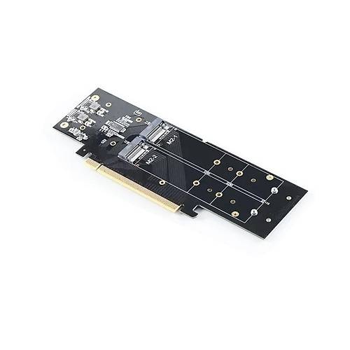 BIGBOY  PCIe 4.0 x4 M.2 x16 Soğutuculu 4xNVMe Çevirici Ünite