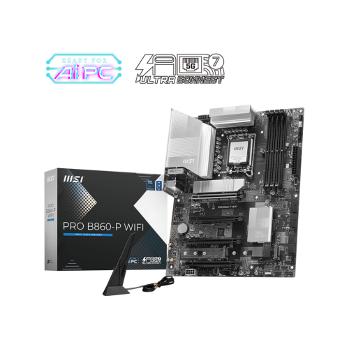 MSI MB PRO B860-P WIFI SOKET 1851 DDR5 8600MHZ(OC) 3xM.2 1x TB4 HDMI DISPLAY 5G LAN WIFI 7 ATX