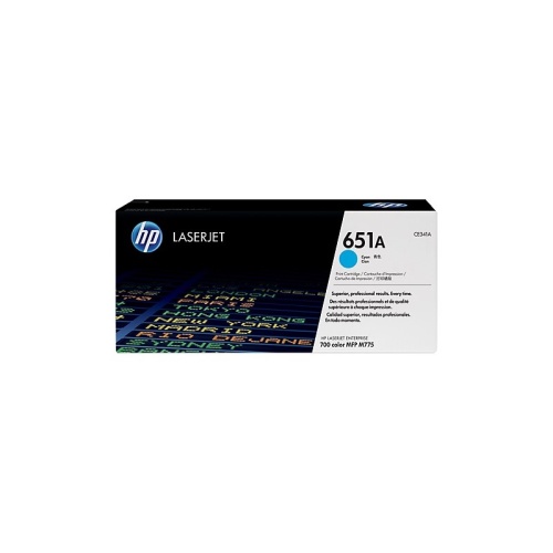 HP 651A-CE341A Mavi Orjinal Toner