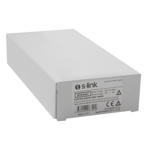 S-LINK S-LINK SL-KA68, 12V, 8A, Switch Mode, DC ADAPTÖR