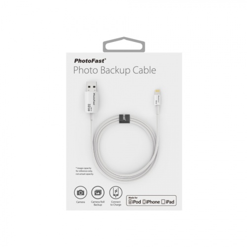 Photo Backup Cable 32GB Lightning/USB 3.0 Şarj Kablolu i-FlashDrive PBCU332GB