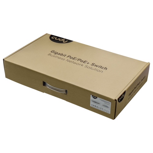 CUDY GS1020PS2 16 Port 10/100/1000Mbps 2*SFP VLAN&Extend 200W 19 Rock-Mount POE+ Ethernet Switch