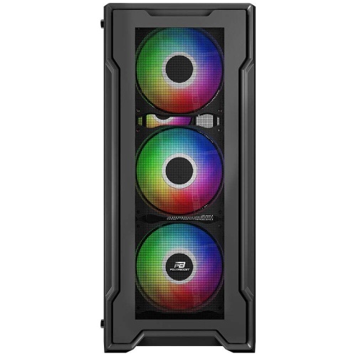 POWERBOOST PowerBoost PB-PS6849B 650w 80+ Bronze USB 3.0 Mesh 4*12cm Rainbow Fanlı Mid-T ATX Gaming Siyah Kasa