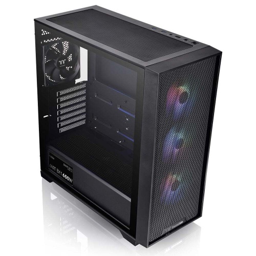 THERMALTAKE Thermaltake H390 TG 650W 80+ Bronze ARGB 4x120mm Fan Mesh Ön Panel, Pencereli Oyuncu Kasası