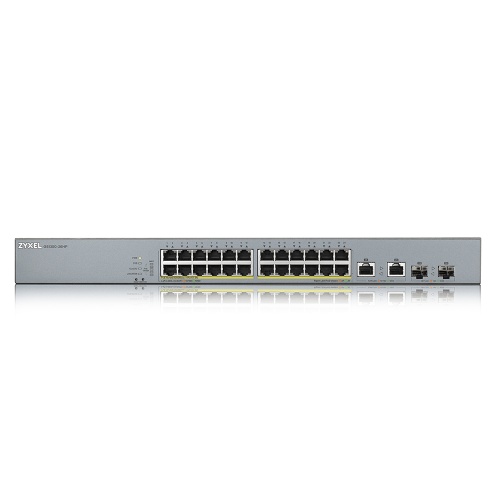 GS1350-26HP 24 PORT 10/100/1000 24xPOE 375W +2SFP YONETILEBILIR SWITCH