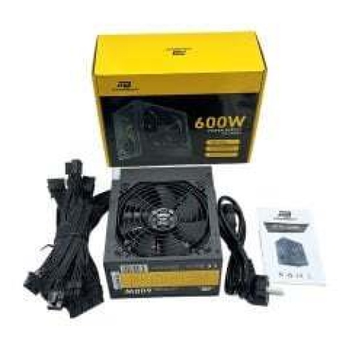 POWERBOOST PowerBoost PB600AR 600W APFC 2*PCI-E 6+2 Pin 12cm Siyah Fanlı ATX Power Supply (Retail Box)