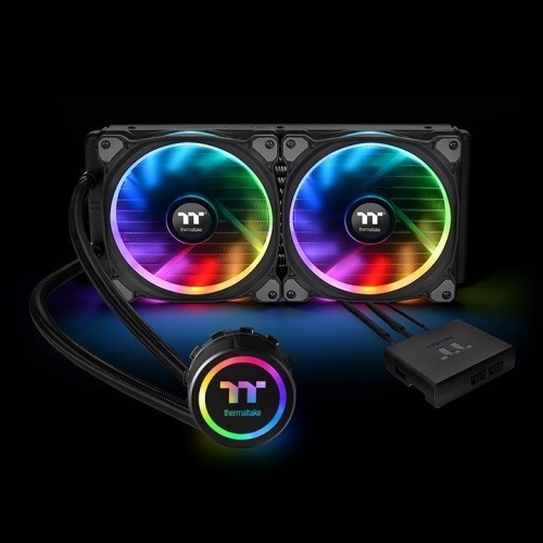 THERMALTAKE  floe riing plus rgb led fanlı 280mm tt premium edition sıvı soğutma kiti