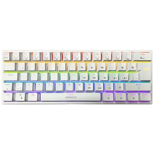 GAMEBOOSTER GameBooster G11 GHOST Rainbow Aydınlatmalı Beyaz Mekanik Gaming Klavye