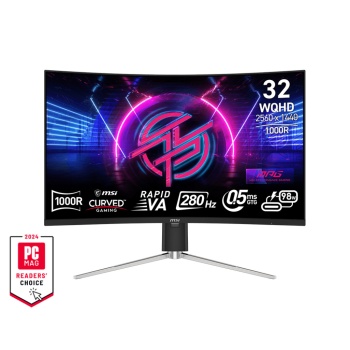MSI MSI 31.5 MPG 325CQRXF 2560x1440(WQHD) CURVE 1000R RAPID VA 280HZ 0.5MS ADAPTIVE-SYNC GAMING MONITOR