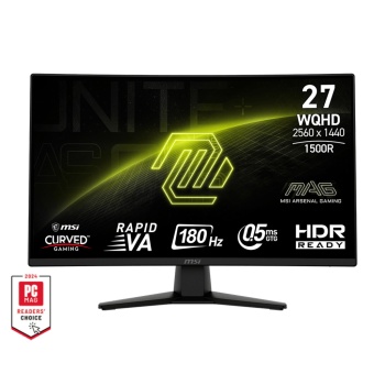 MSI MSI 27 MAG 274CQF 2560x1440 (WQHD) CURVE 1500R RAPID VA 180HZ 0.5MS (GTG) ADAPTIVE-SYNC SIYAH GAMING MONITOR