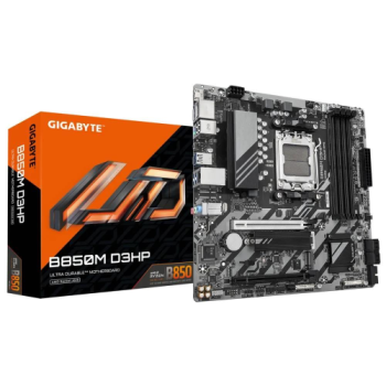 GIGABYTE B850M D3HP, 4xDDR5, 2xM.2, 2xDP, HDMI, Type-C, AMD Ryzen 7000 Serisi, AM5 Soket Anakart