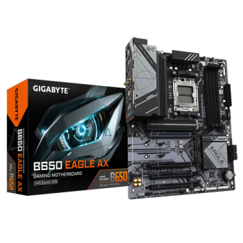 GIGABYTE B650 EAGLE AX, 4xDDR5, 3xM.2, DP, HDMI, VGA, Type-C, Wi-Fi 6E, Bluetooth v5.3, AMD Ryzen 7000 Serisi, AM5 Soket Anakart