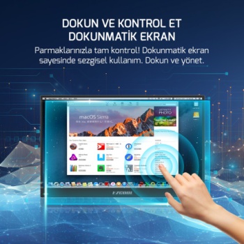 15.6 Ezcool Lite E15T 4Ms 60Hz FHD Touch HDMI USB Type-C Monitör