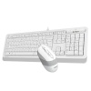 A4-TECH A4-Tech F1010 Beyaz USB Klavye Mouse Set - MM