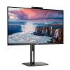 AOC 23.8  24V5CW/BK IPS 4MS 75MHZ 1XHDMI 1XDP 4XUSB 3.1 USB-C FHD 1920x1080 HAPARLÖR WAPCAM FREESYNC PIVOT VESA SİYAH