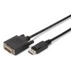 ASSMANN DisplayPort Adaptör Kablosu, DP-DVI (24+1) M/M, 2,0 m/kilitli, DP 1.1a AK-340301-020-S