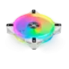 CORSAIR QL Series, WHITE QL120 RGB-CO-9050104-WW-120mm RGB LED Fan, Triple Pack with Lighting Node CORE