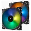 CORSAIR ML140 PRO RGB, CO-9050078-WW 140mm Premium Magnetic Levitation RGB LED PWM Fan, Twin Fan Pack