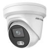 HIKVISION DS-2CD1347G0-LUF 4Mpix, 2,8mm Lens, H265+, 30Mt Gece Görüşü, Dahili Mikrofon, Color Vu Lite, Full Time Color, Dome IP Kamera