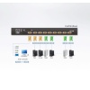 ATEN ATEN-CL5708NT Sürgülü Kasaya Sahip, 19 Arkadan Aydınlatmalı LCD Ekran, Touchpad’i ve Türkçe Klavyesi Bulunan 8 Port PS/2-USB KVMP™ (Periferi/ Çevre Cihazlarla (USB) Bağlantı Kurabilir) Switch, İlave Konsol Girişli