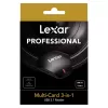 LRW500URB MULTI-CARD 3-IN-1 USB 3.1 TYPE-C READER SUPPORTS CF / SD MICRO SD UHS-II CARDS