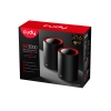 CUDY M3000 2-Pack AX3000Mbps 2.4GHz/5GHz AP/RE/WISP 2.5GE MU-MIMO Kablosuz 2li Mesh Wi-Fi 6 Sistemi