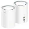 CUDY M1800 2-Pack AX1800Mbps 2.4/5GHz AP/RE/WISP Gigabit MU-MIMO Kablosuz 2li Mesh Wi-Fi 6 Sistemi